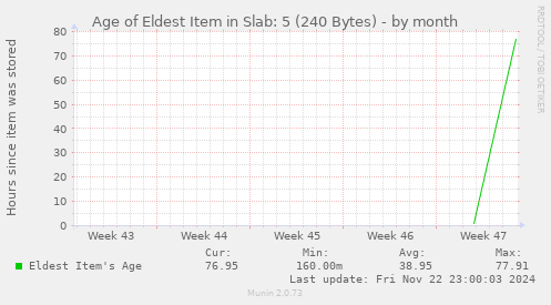 Age of Eldest Item in Slab: 5 (240 Bytes)